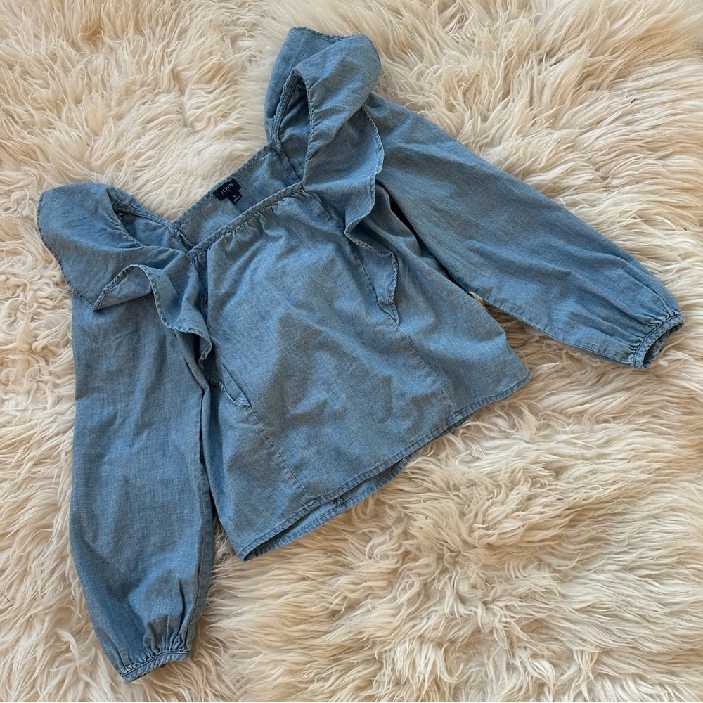 J CREW Denim Long Sleeve